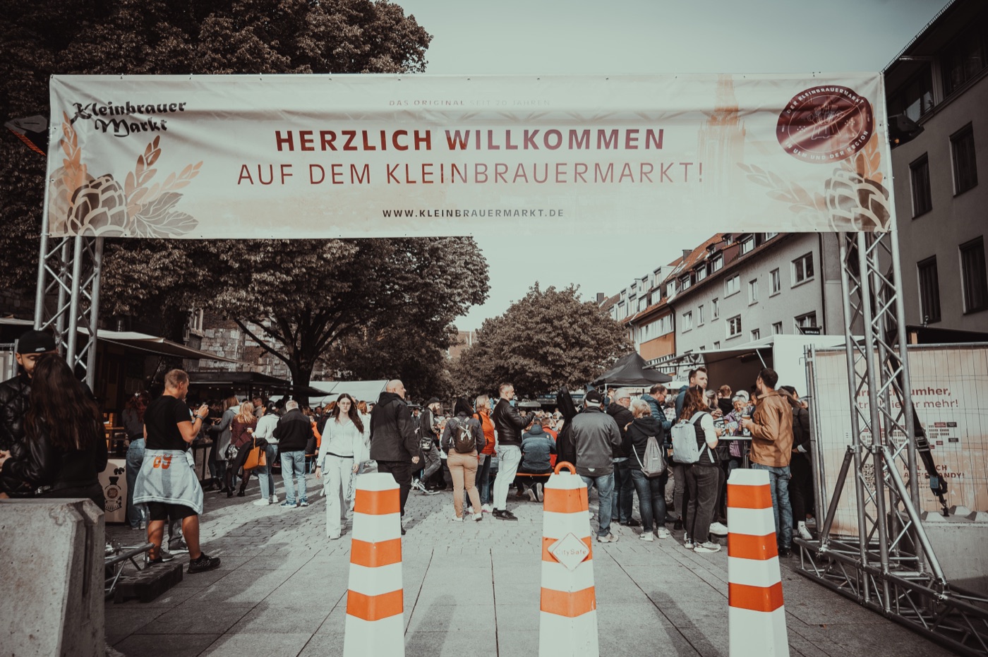 Event in der Innenstadt von Ulm